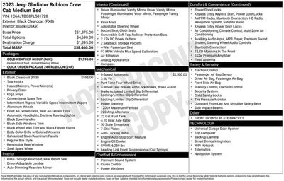 2023 Jeep Gladiator Rubicon