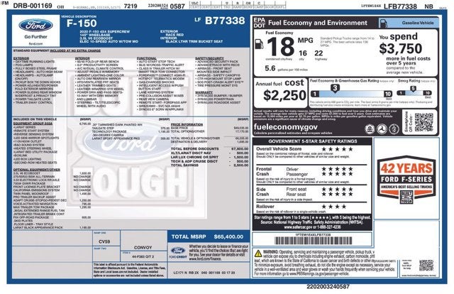 2020 Ford F-150 LARIAT