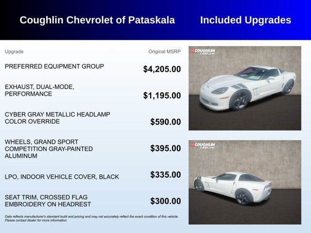 2011 Chevrolet Corvette Z16 Grand Sport w/3LT