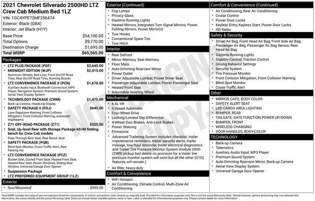 2021 Chevrolet Silverado 2500HD LTZ