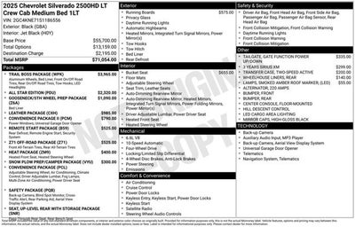 2025 Chevrolet Silverado 2500HD LT