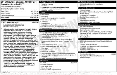 2016 Chevrolet Silverado 1500 LT LT2