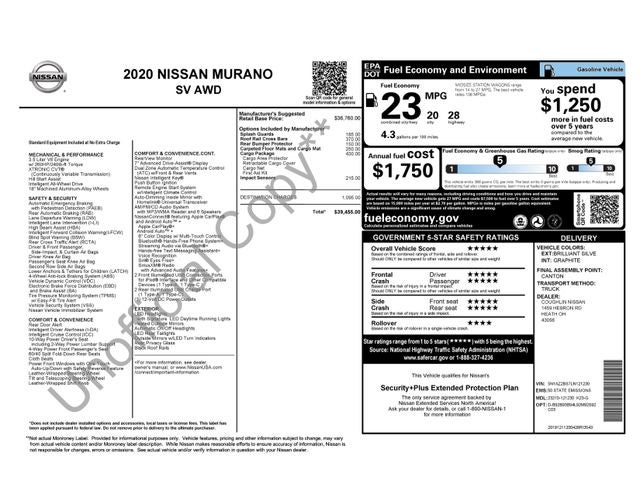2020 Nissan Murano SV