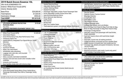 2019 Buick Encore Essence