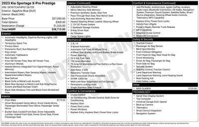 2023 Kia Sportage X-Pro Prestige