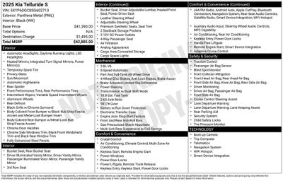 2025 Kia Telluride S