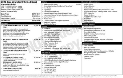 2022 Jeep Wrangler Unlimited Sport Altitude