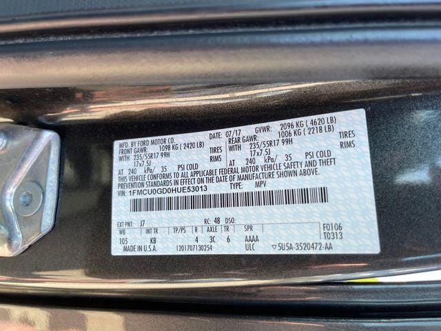 2017 Ford Escape SE
