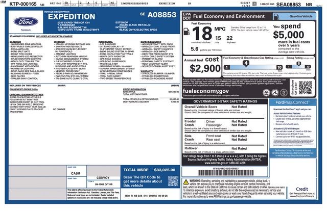 2025 Ford Expedition Tremor