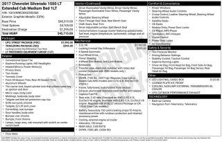 2017 Chevrolet Silverado 1500 LT LT1