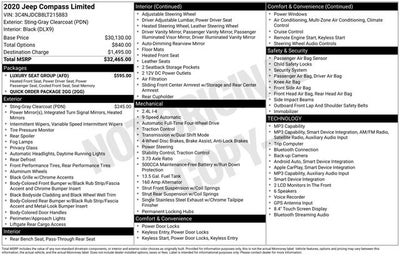 2020 Jeep Compass Limited