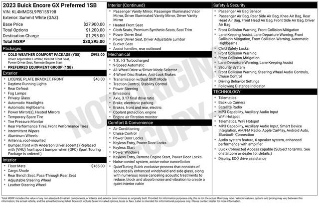 2023 Buick Encore GX Preferred