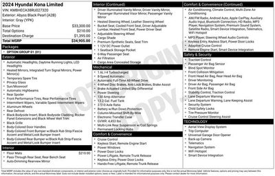 2024 Hyundai Kona Limited