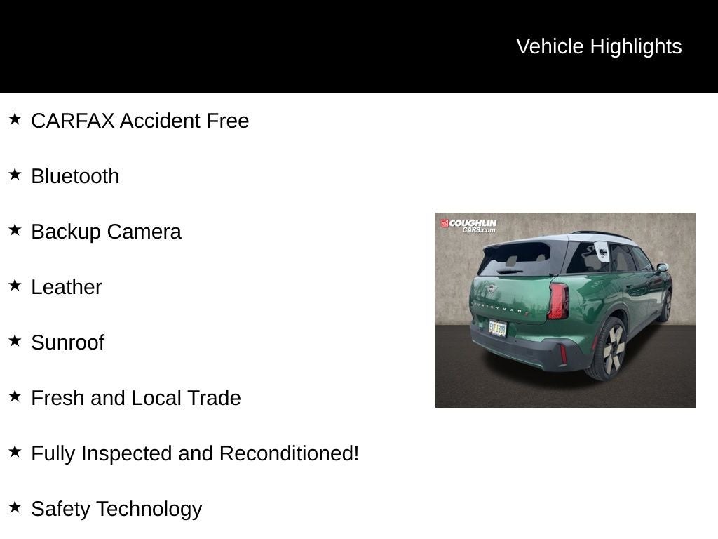 2025 MINI Cooper S Countryman S