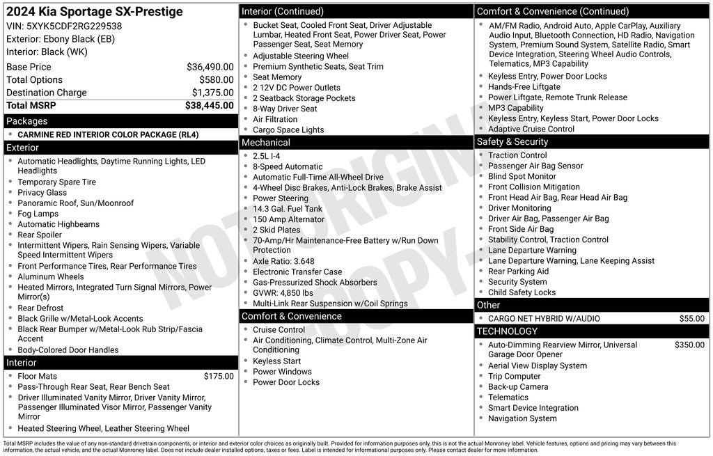 2024 Kia Sportage SX-Prestige