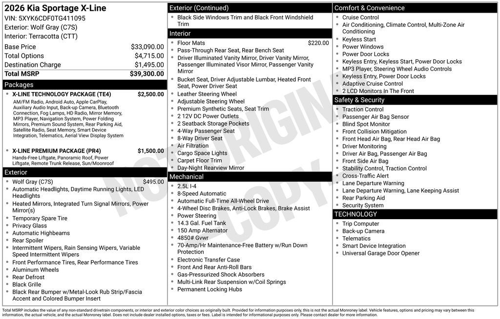 2026 Kia Sportage X-Line