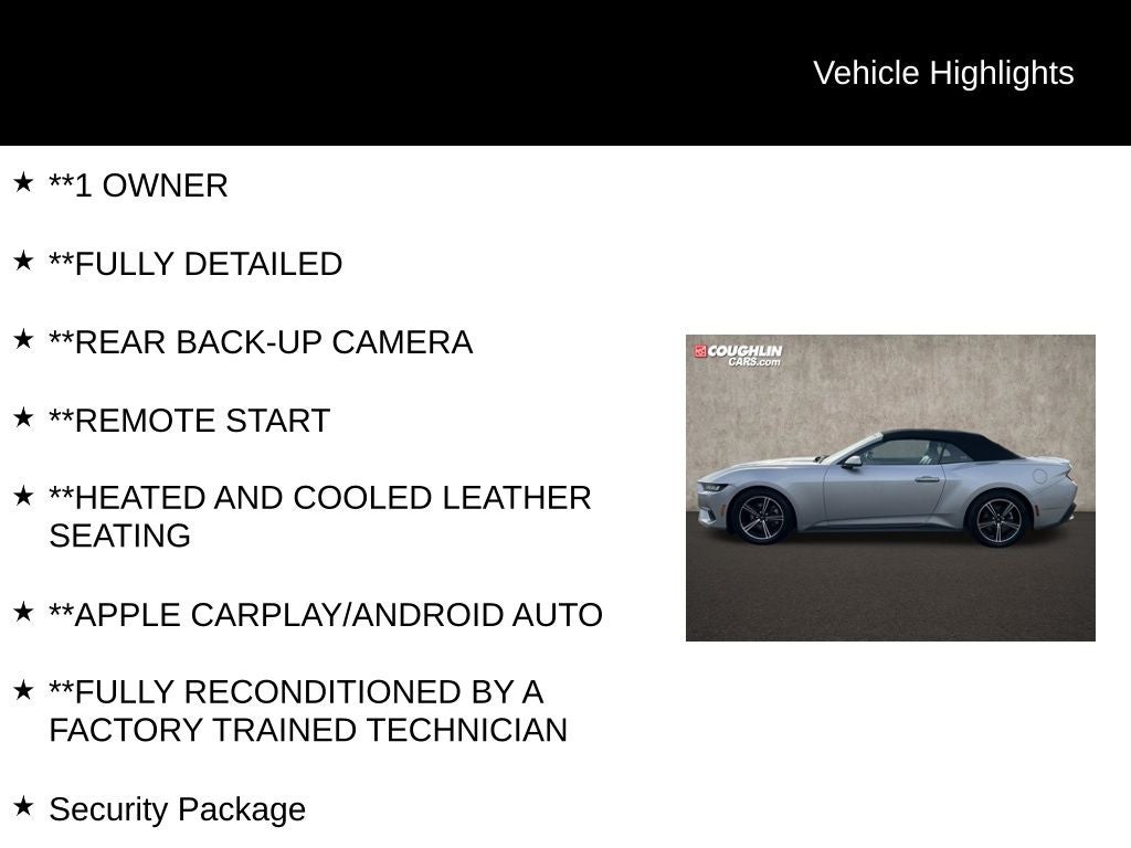 2024 Ford Mustang EcoBoost Premium