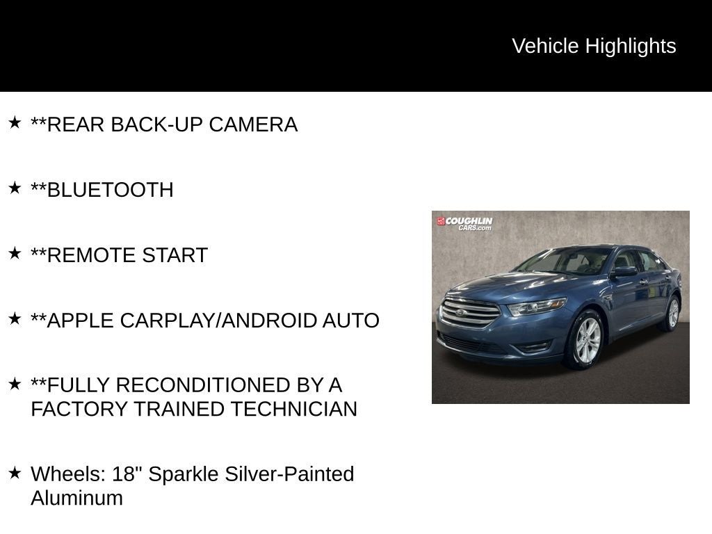 2018 Ford Taurus SEL