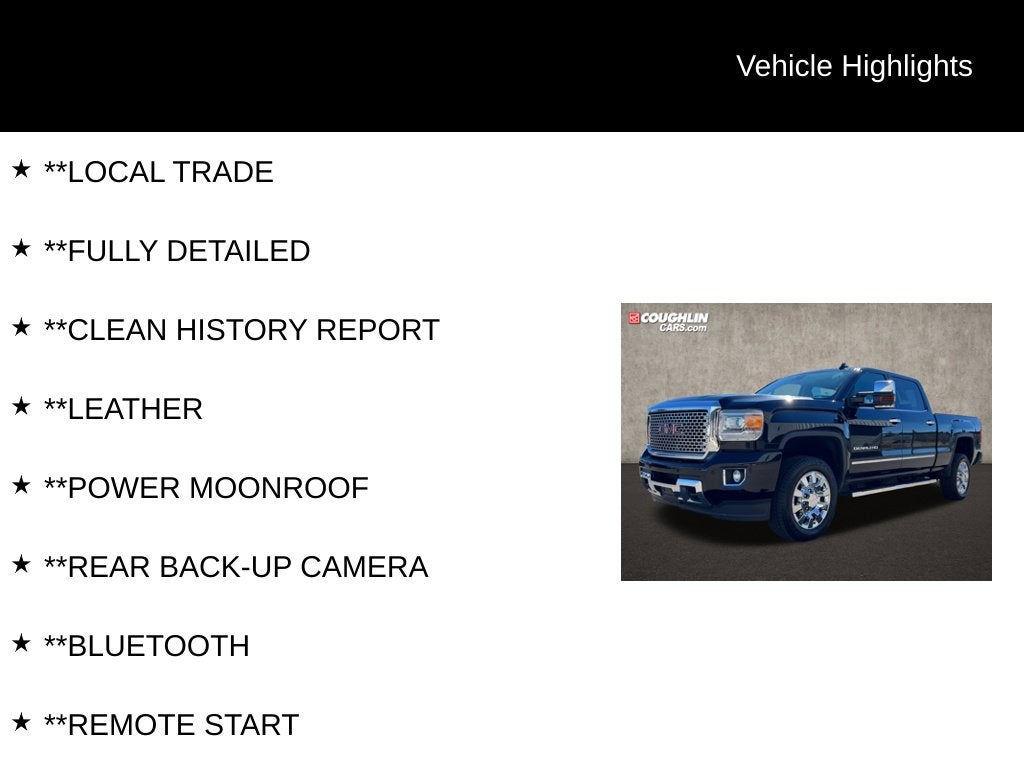 2015 GMC Sierra 2500HD Denali