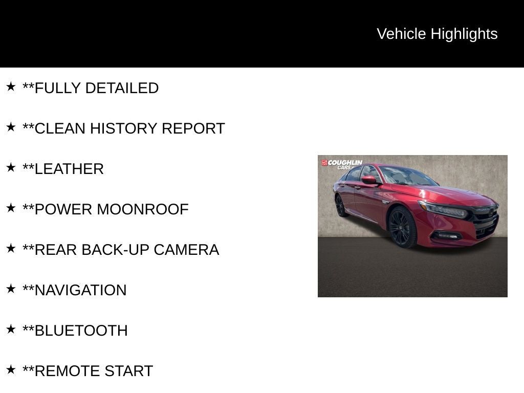 2020 Honda Accord Touring 2.0T