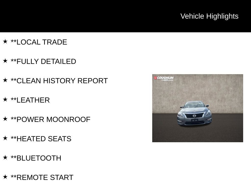 2015 Nissan Altima 2.5 SV