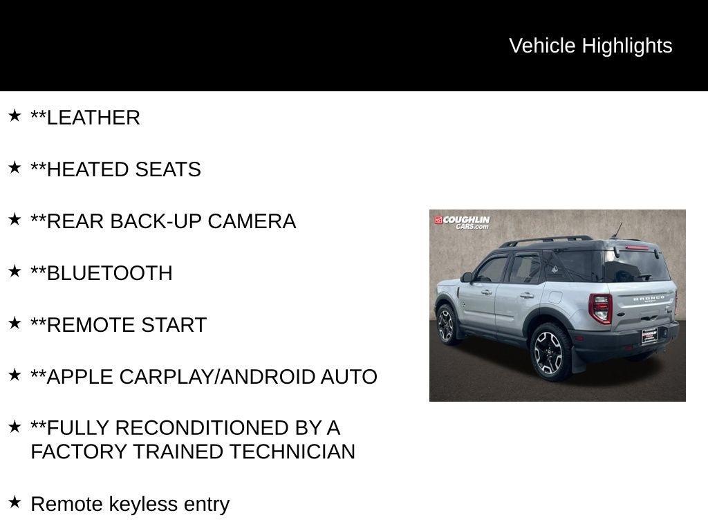 2023 Ford Bronco Sport Outer Banks