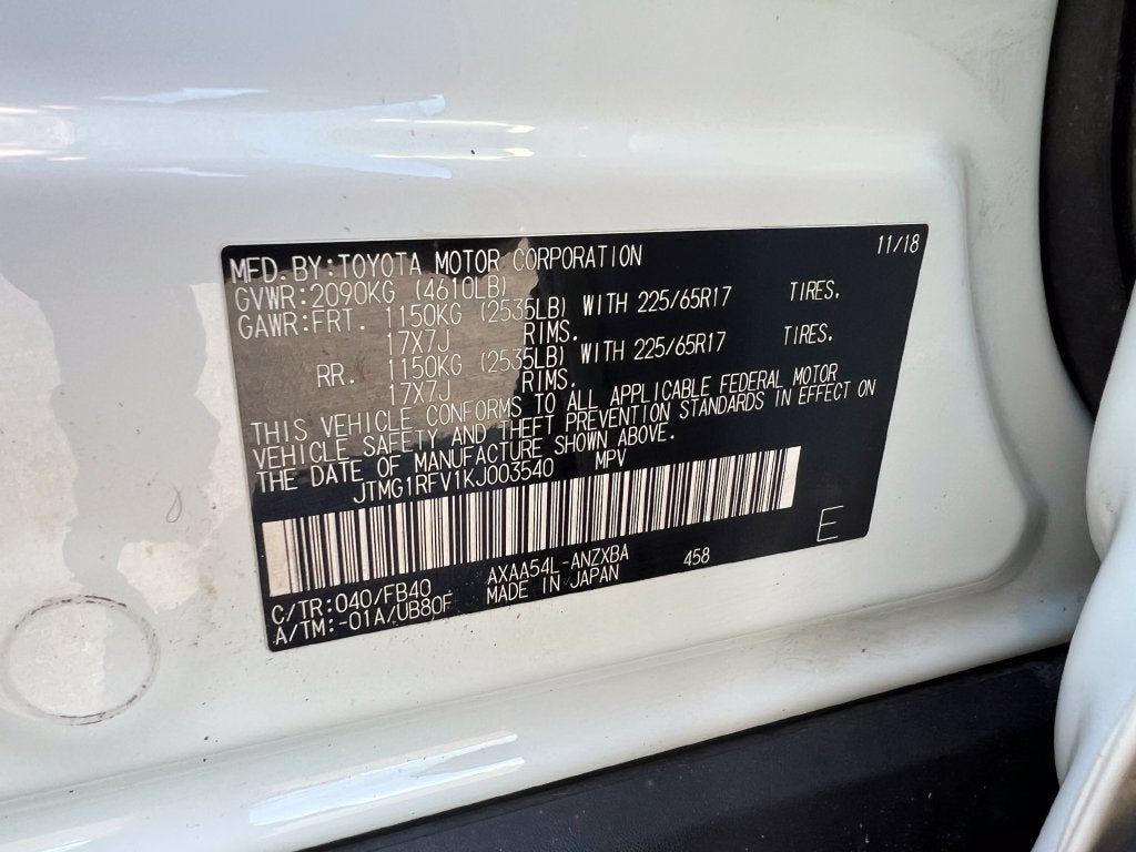 2019 Toyota RAV4 LE