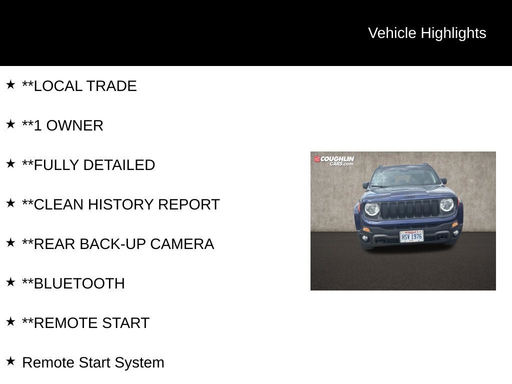2019 Jeep Renegade Sport