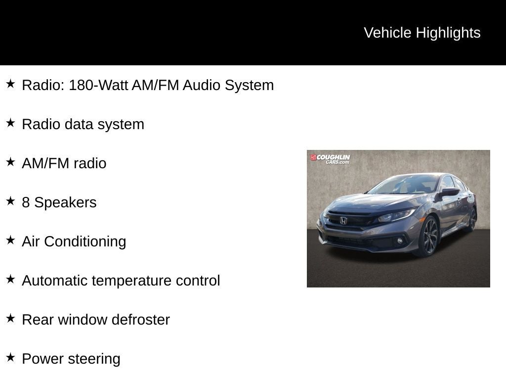 2020 Honda Civic Sport