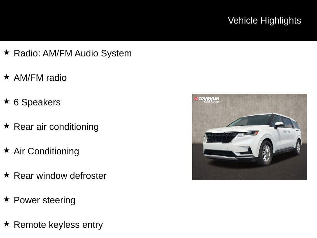 2023 Kia Carnival LX