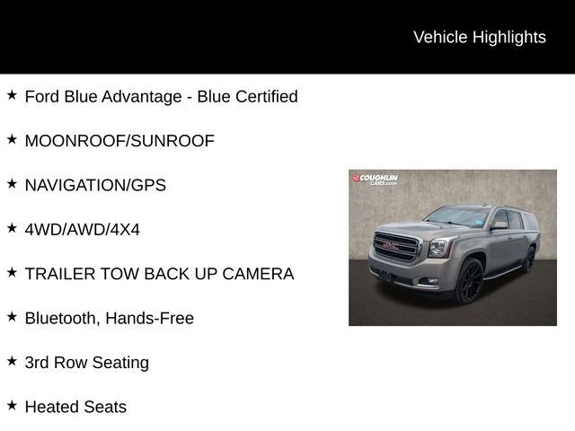 2019 GMC Yukon XL SLT Standard Edition