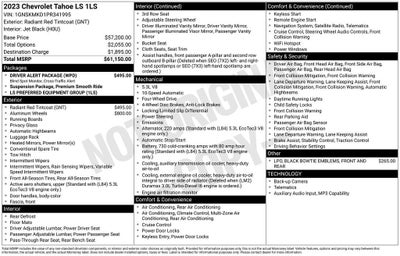 2023 Chevrolet Tahoe LS