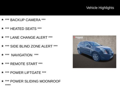 2015 Cadillac SRX Luxury Collection