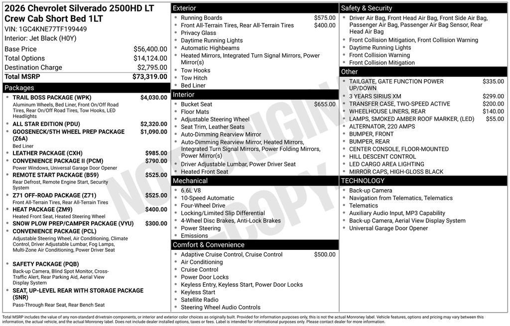 2026 Chevrolet Silverado 2500 HD LT