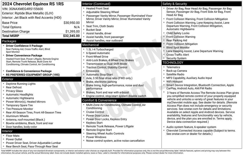 2024 Chevrolet Equinox RS
