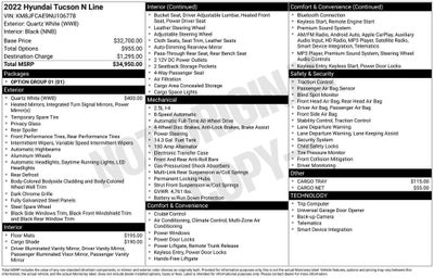 2022 Hyundai Tucson N Line