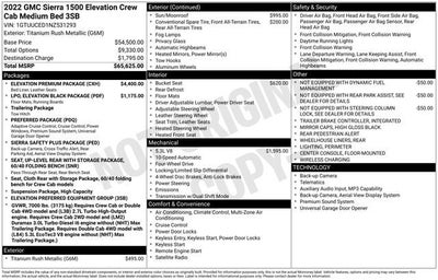 2022 GMC Sierra 1500 Elevation