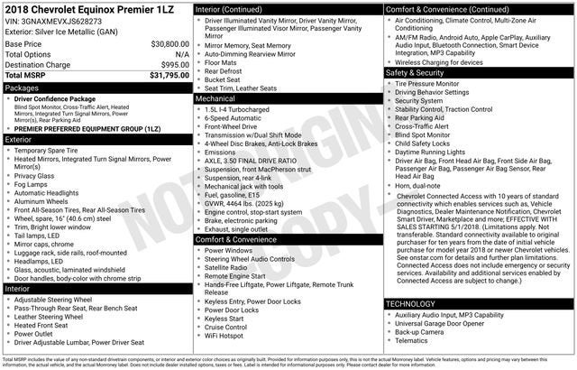 2018 Chevrolet Equinox Premier