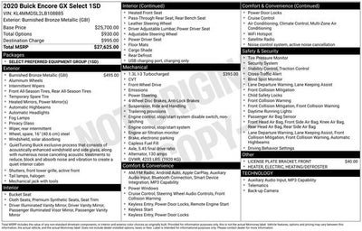 2020 Buick Encore GX Select