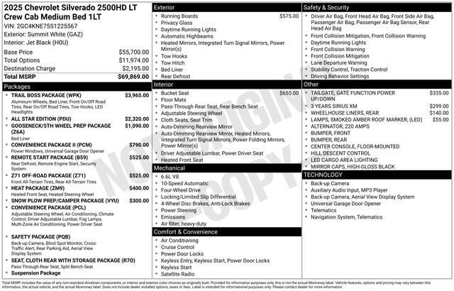 2025 Chevrolet Silverado 2500 HD LT