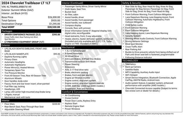 2024 Chevrolet Trailblazer LT