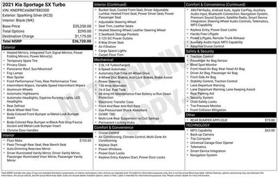 2021 Kia Sportage SX Turbo