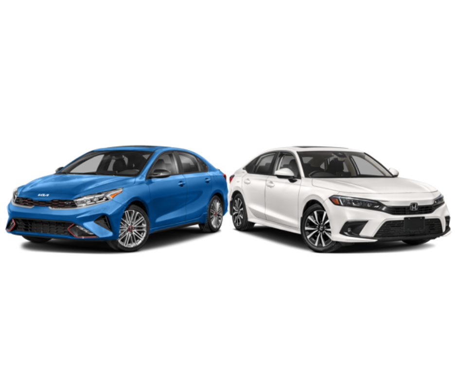 2023 Kia Forte vs. 2023 Honda Civic in Lancaster, OH
